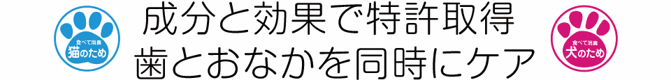 成分と効果で特許取得　歯とおなかを同時にケア